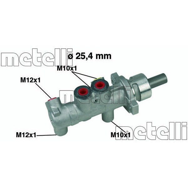 Bomba principal de freno METELLI para NISSAN HCV Interstar I Bus dCi 100 2003–2006 - OEM 4601000QAR