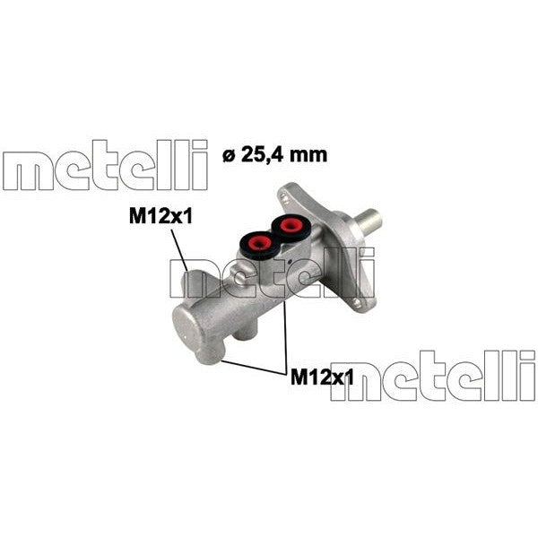 Bomba principal de freno METELLI para SEAT Alhambra I 1.8 T 20V 1997–2010 - OEM 7M3611019B