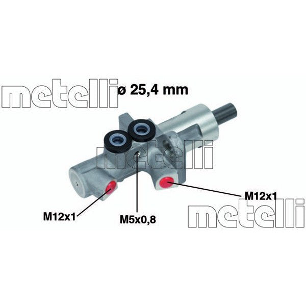 Bomba principal de freno METELLI para AUDI A4 II 1.6 2000–2004 - OEM 8E0611021A