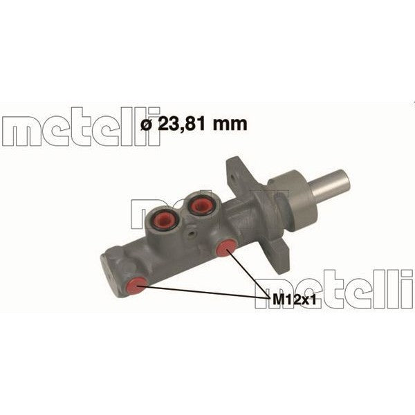 Bomba principal de freno METELLI para FORD HCV Transit V Tourneo 2.0 1994–2000 - OEM 1047659