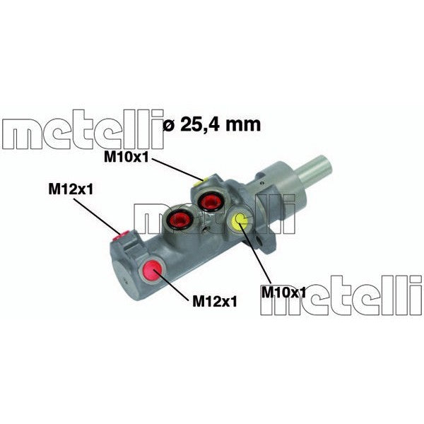 Bomba principal de freno METELLI para FORD HCV Transit VII Bus 2.0 DI 2000–2006 - OEM 4059371