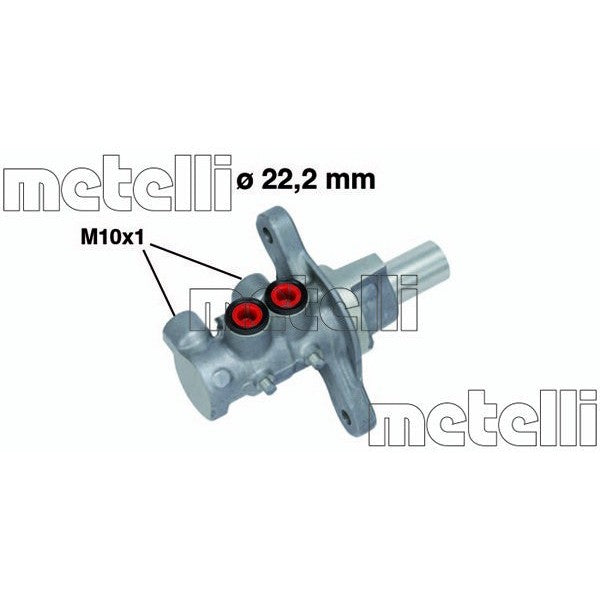 Bomba principal de freno METELLI para ALFA ROMEO Mito 0.9 2013–2018 - OEM 77363860