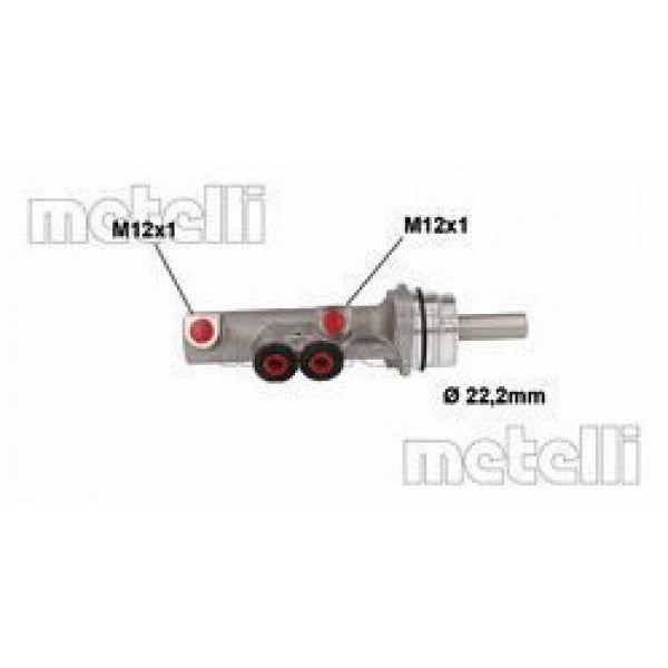 Bomba principal de freno METELLI para SEAT Altea 1.6 2004–2010 - OEM 1K1614019C