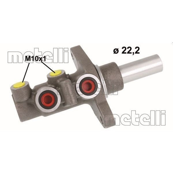 Bomba principal de freno METELLI para TOYOTA Yaris III / Vitz 1.0 2010–2020 - OEM 4720109630