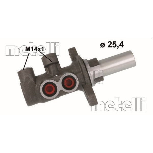 Bomba principal de freno METELLI para FORD C-Max II 1.6 EcoBoost 2010–2019 - OEM 1694251
