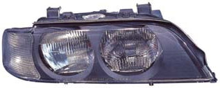Faro delantero — BMW E39 (desde 1995) — Configuración: Faro regulación eléctrica con intermitente, acabado blanco - derecho