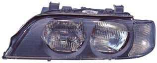 Faro delantero — BMW E39 (desde 1995) — Configuración: Faro regulación eléctrica con intermitente, acabado blanco - izquierdo