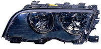Faro delantero — BMW E46 (desde 1998) — Configuración: Faro regulación eléctrica interior, acabado negro (4 puertas) -…