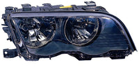 Faro delantero — BMW E46 (desde 1998) — Configuración: Faro regulación eléctrica interior, acabado negro (4 puertas) -…
