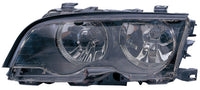 Faro delantero — BMW E46 (desde 1998) — Configuración: Faro regulación eléctrica interior, acabado negro (2 puertas) -…