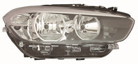 Faro con regulación eléctrica y motor interior negro (H7/H7/LED) — BMW SERIE 1 F20/F21 (desde 2015) — derecho