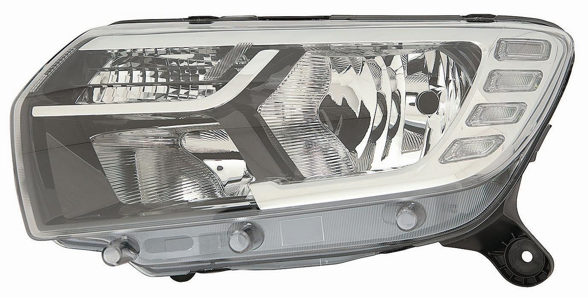 Faro con regulación eléctrica (H7/H7/PY21W/LED) — DACIA SANDERO/LOGAN (desde 01/2017) — izquierdo