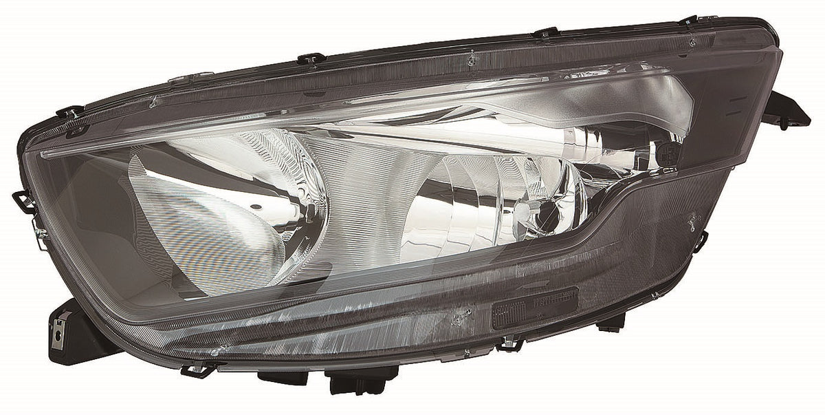 Faro con regulación eléctrica y motor interior negro (H7/H1) — IVECO DAILY (desde 2014) — izquierdo