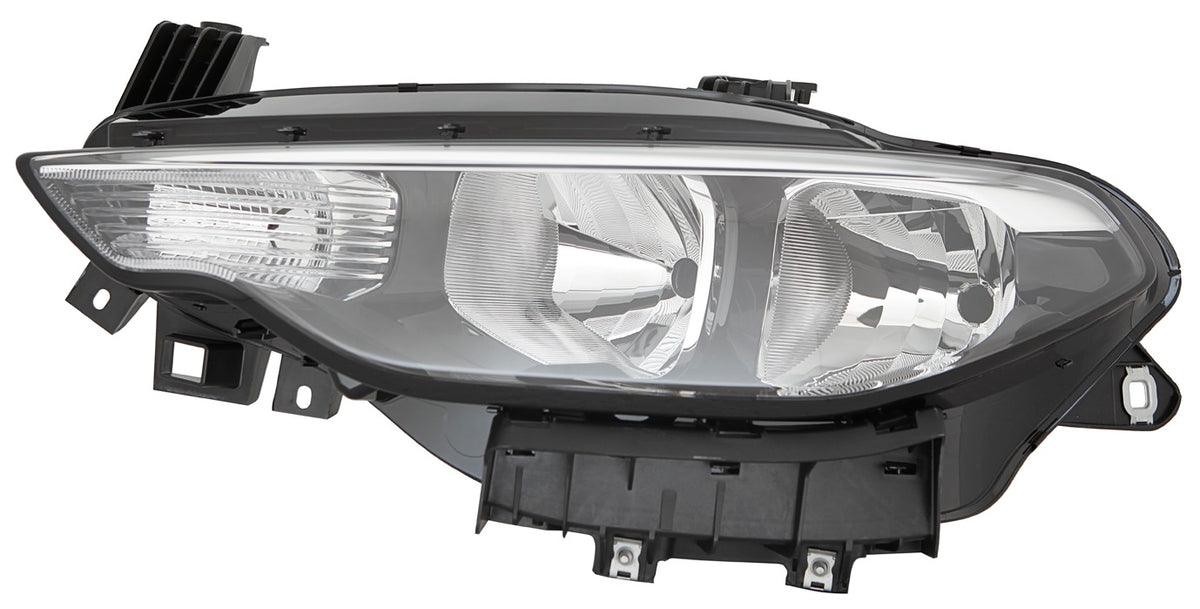 Faro con regulación eléctrica y motor borde negro (H7/H15/PY21W) — FIAT TIPO (desde 2015) — izquierdo