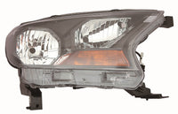 Faro con regulación manual/eléctrica interior negro (H7/HB3) — FORD RANGER (desde 2016) — derecho