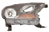 Faro con regulación manual/eléctrica interior negro (H7/H15) — FORD RANGER (desde 2016) — derecho