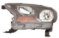 Faro con regulación manual/eléctrica interior negro (H7/H15) — FORD RANGER (desde 2016) — izquierdo