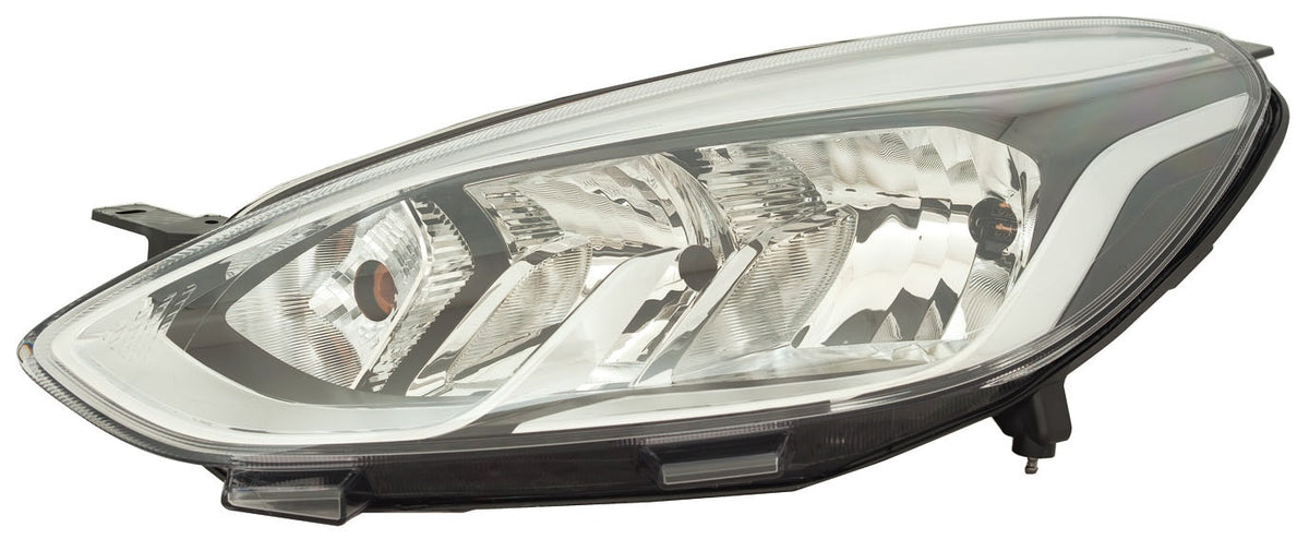 Faro con regulación eléctrica y motor (H7/H15/PY21W) — FORD FIESTA (desde 01/2017) — izquierdo