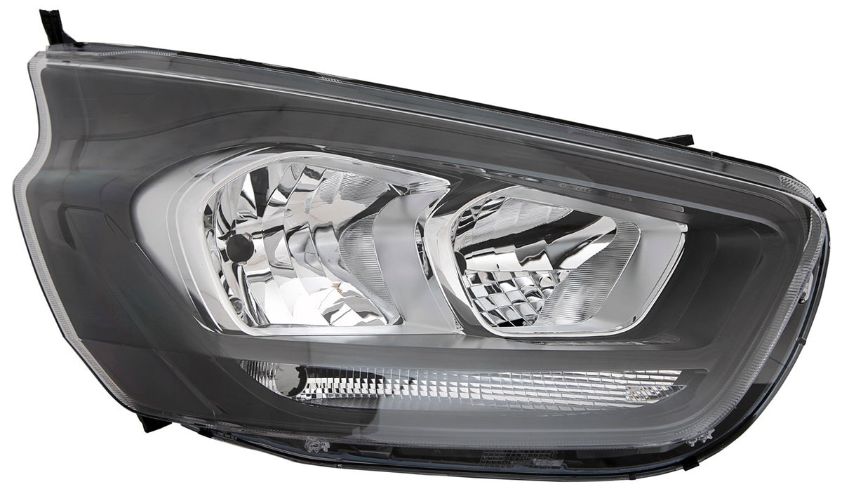 Faro con regulación eléctrica y motor (H7/H15/PY21W/W5W) — FORD TRANSIT CUSTOM (desde 01/2018) — derecho