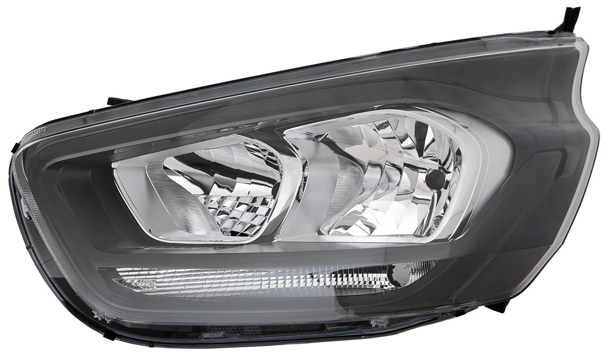 Faro con regulación eléctrica y motor (H7/H15/PY21W/W5W) — FORD TRANSIT CUSTOM (desde 01/2018) — izquierdo