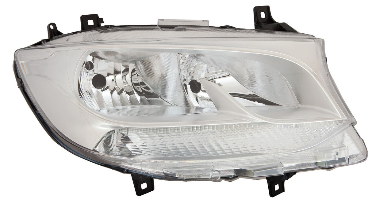 Faro con regulación eléctrica y motor (H7/H15/PY21W/W5W) — MERCEDES SPRINTER (desde 02/2018) — derecho