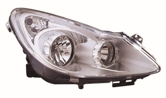 💡 Faro delantero — OPEL CORSA (desde 2006) — Faro con regulación eléctrica interior, acabado cromado