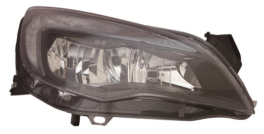 💡 Faro delantero — OPEL ASTRA (desde 2012) — Faro con regulación eléctrica con motor de regulación interior, acabado negro (H7/H7)