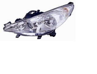 💡 Faro delantero — PEUGEOT 207 (desde 2006) — Faro con regulación eléctrica con faro antiniebla (H7/H7/H1)