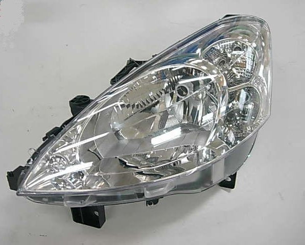 Faro con regulación eléctrica y motor (H4) — PEUGEOT PARTNER (desde 2008) — izquierdo