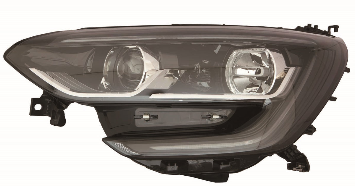 Faro con regulación eléctrica interior negro (H7/H7/LED) — izquierdo — RENAULT MEGANE (desde 2016) — izquierdo