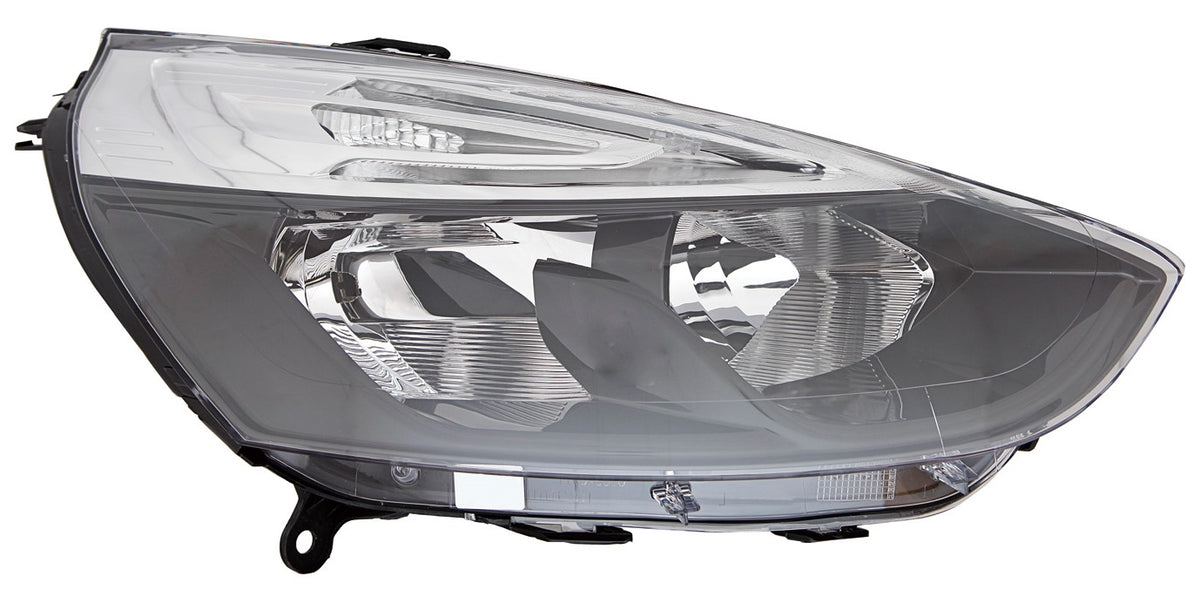 Faro con regulación eléctrica con motor interior negro (H7/H1/PY24W) — RENAULT CLIO IV (desde 07/2016) — derecho