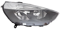 Faro con regulación eléctrica con motor interior negro (H7/H1/PY24W) — RENAULT CLIO IV (desde 07/2016) — derecho