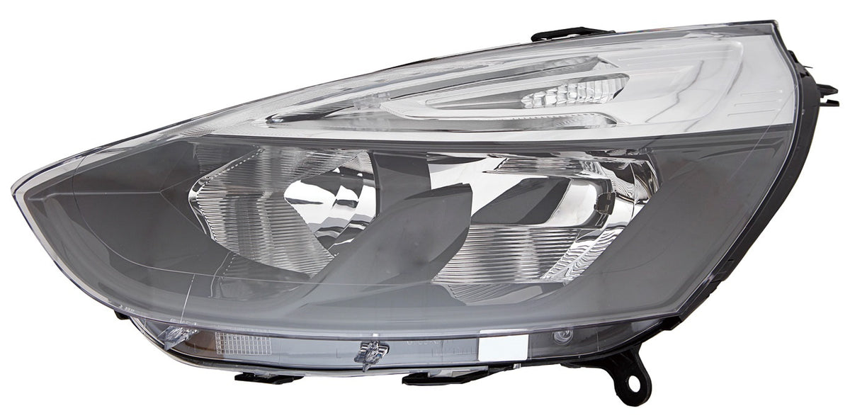 Faro con regulación eléctrica con motor interior negro (H7/H1/PY24W) — RENAULT CLIO IV (desde 07/2016) — izquierdo