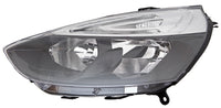 Faro con regulación eléctrica con motor interior negro (H7/H1/PY24W) — RENAULT CLIO IV (desde 07/2016) — izquierdo