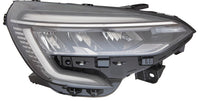 Faro con regulación eléctrica con motor (LED × 4) con moldura, acabado gris — RENAULT CLIO V (desde 06/2019) — derecho