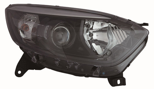 💡 Faro delantero — RENAULT CAPTUR (desde 2013) — Faro con regulación eléctrica con motor de regulación interior, acabado negro (H1/H1)