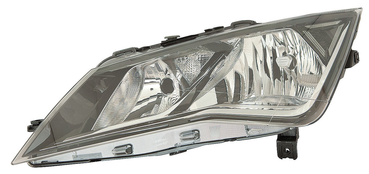 Faro con regulación eléctrica y motor (H7/H7/PY21W/LED) — SEAT LEON (desde 01/2017) — izquierdo