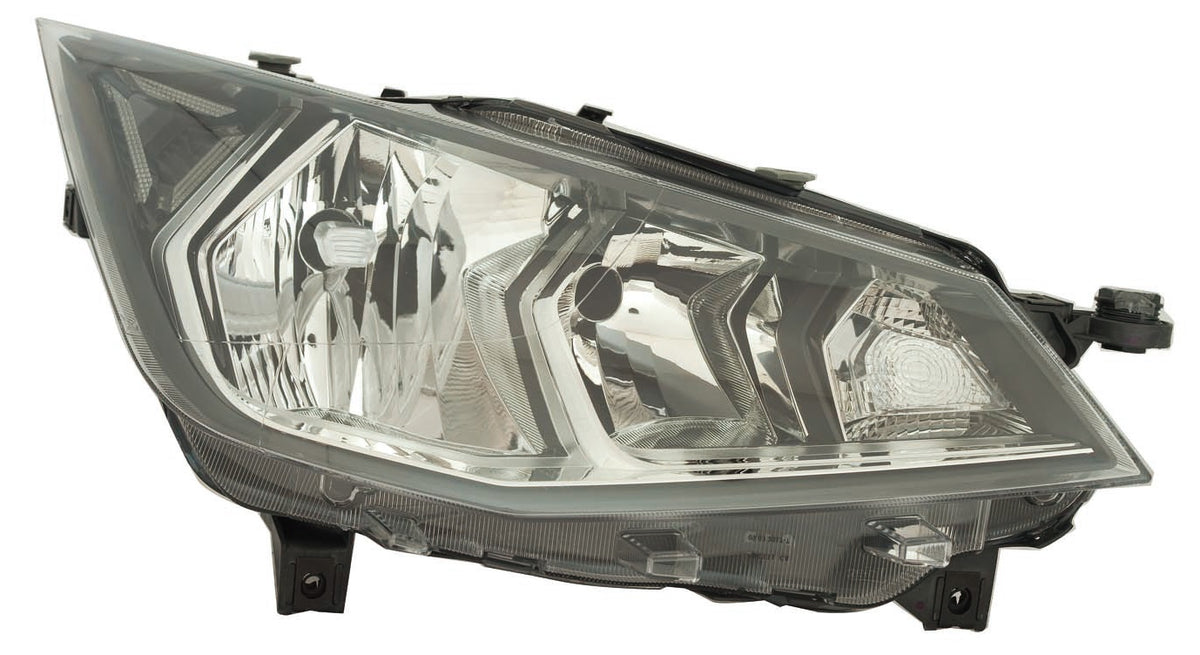 Faro con regulación eléctrica y motor (H7/PY21W/LED) — SEAT IBIZA V (desde 01/2017) — derecho