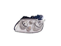 Faro con regulación eléctrica sin motor de regulación interior cromado (H7/H7) — VOLKSWAGEN TOURAN/CADDY (desde 2003) — izquierdo