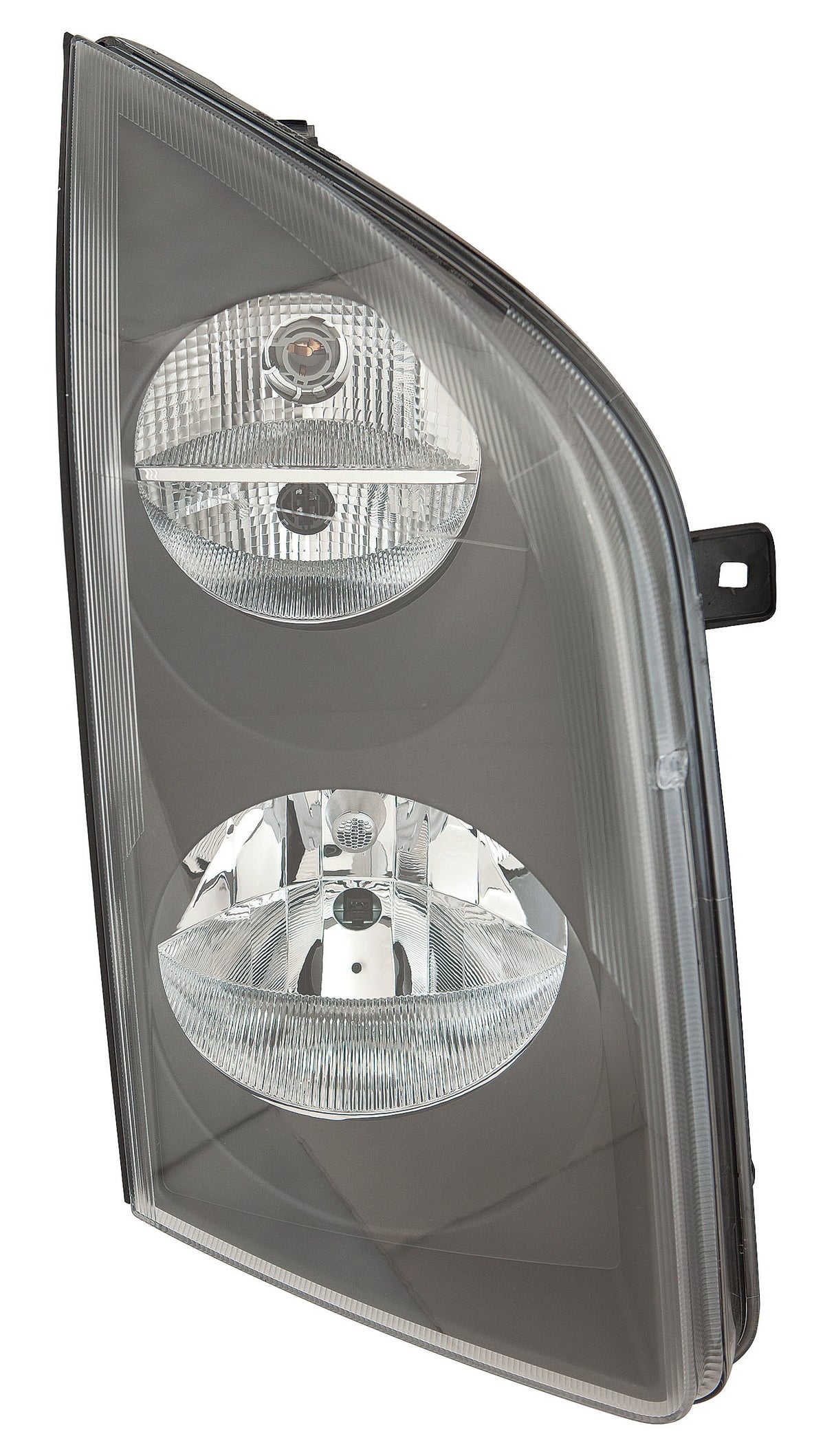 Faro con regulación eléctrica interior negro (H7 × 2/PY21W/W21/5W) — VOLKSWAGEN CRAFTER (desde 01/2013) — derecho