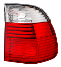 Piloto trasero sección exterior, acabado blanco/rojo (familiar) — BMW E39 (desde 10/2000) — derecho