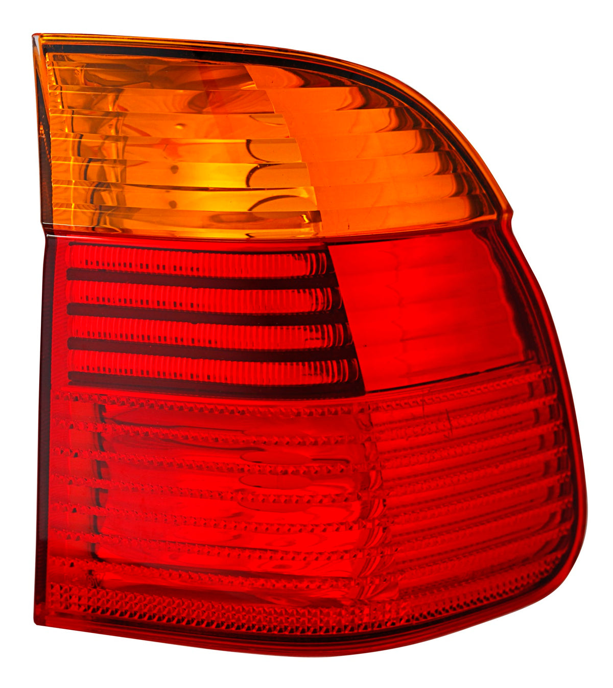 Piloto trasero sección exterior, acabado amarillo/rojo (familiar) — BMW E39 (desde 10/2000) — derecho