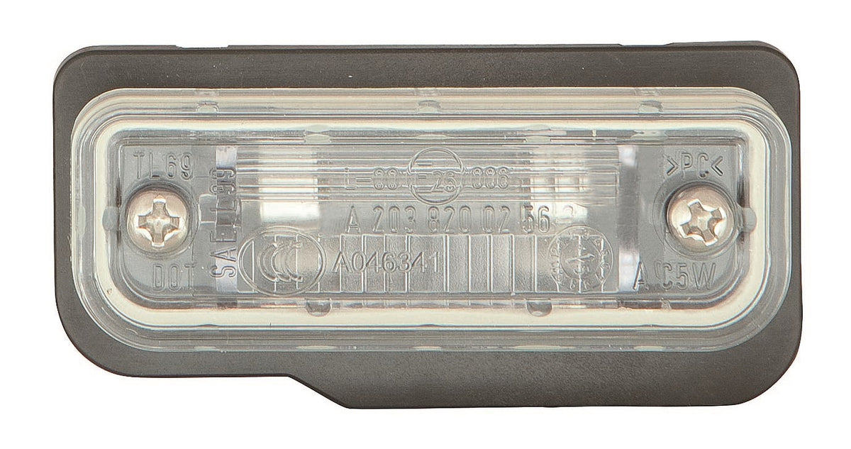 Luz de matrícula — MERCEDES C W203 / W219 (desde 2001) — estándar