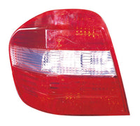 Piloto trasero, acabado blanco (P21W/P21W/P21W/P21W/PY21W) — MERCEDES M W164 (2005–2008) — izquierdo