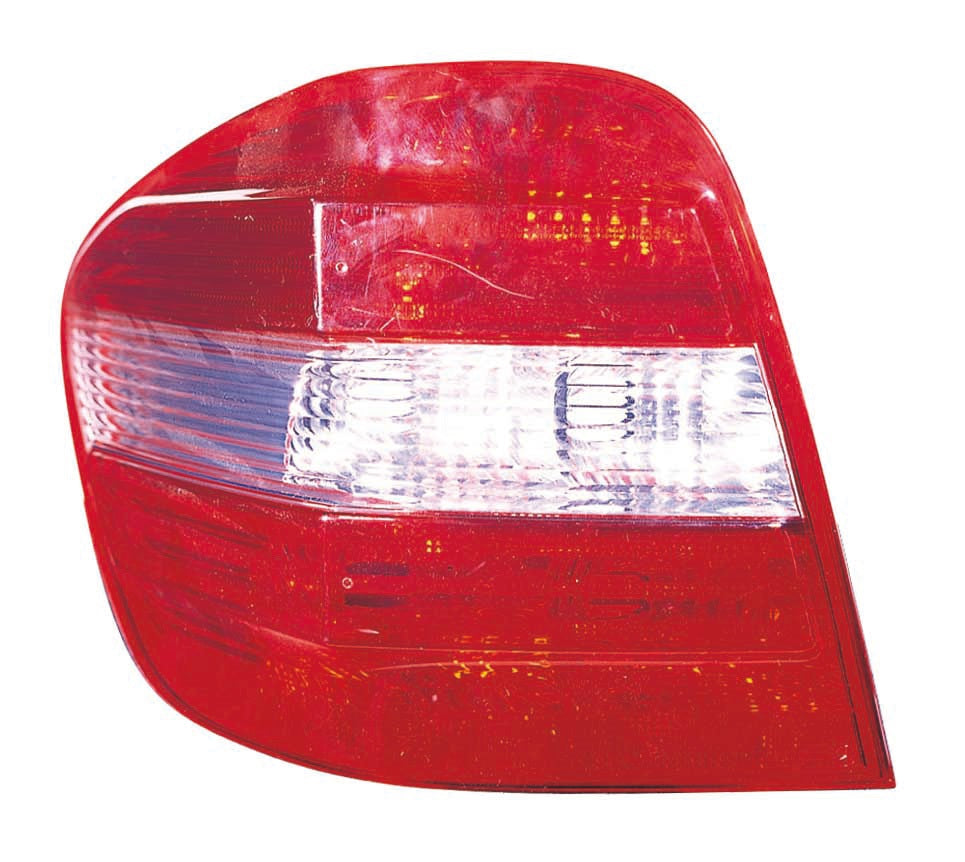 Piloto trasero, acabado blanco (P21W/P21W/P21W/P21W/PY21W) — MERCEDES M W164 (2005–2008) — izquierdo