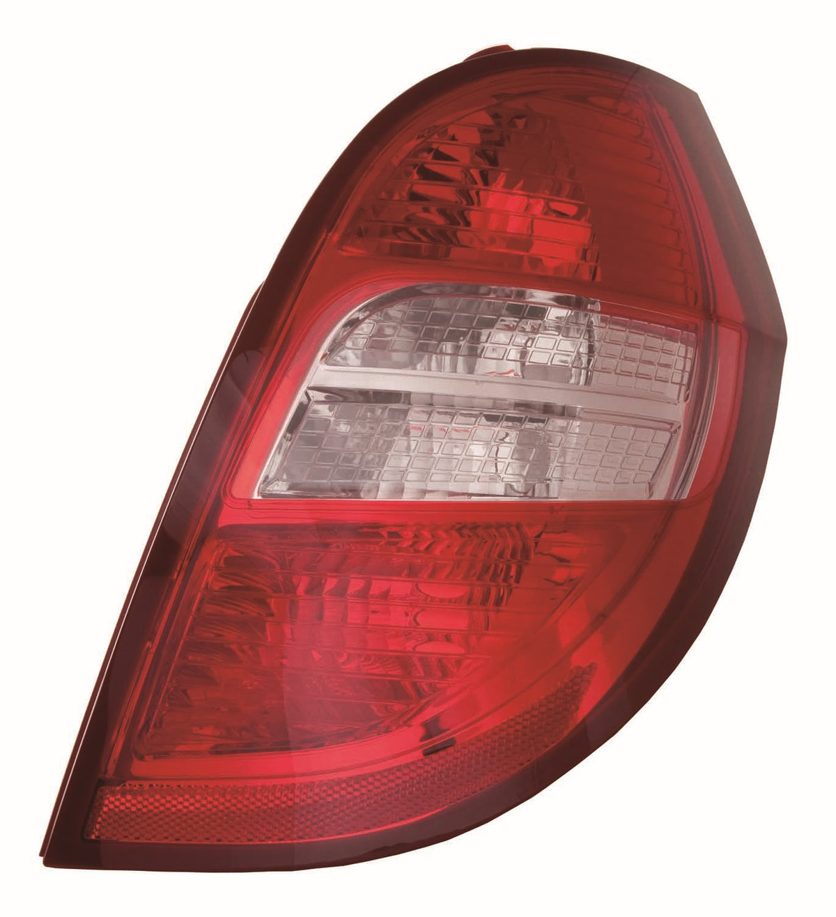 Piloto trasero (acabado rojo + acabado blanco) — MERCEDES CLASE A (desde 2009) — derecho