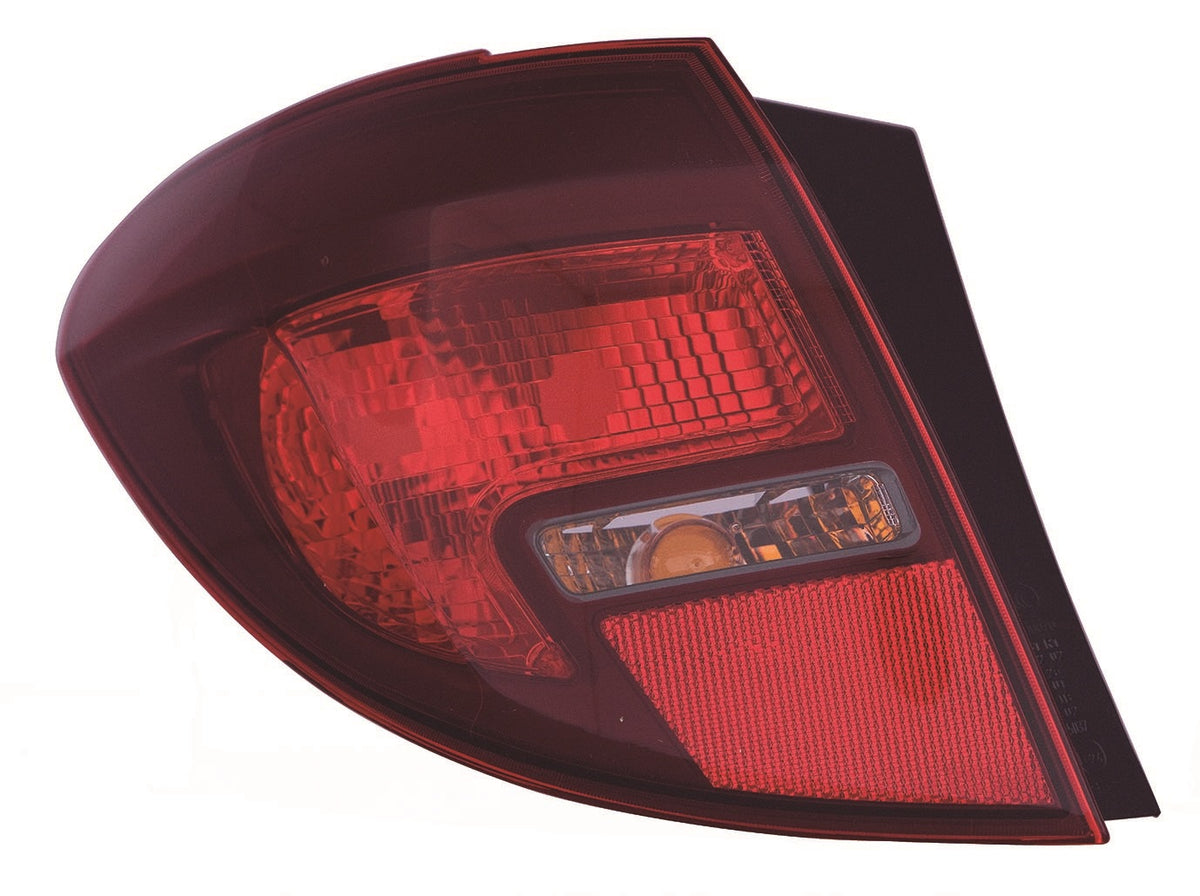 Piloto trasero (sección exterior ahumado) — OPEL MERIVA (desde 2014) — izquierdo