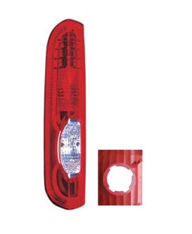 Piloto trasero (4 alojamientos para bombilla) — RENAULT TRAFIC / NISSAN PRIMASTAR / OPEL VIVARO (01/2006–05/2009) — izquierdo