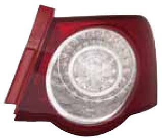 Piloto trasero (sección exterior 4 puertas LED, acabado rojo/ahumado) — derecho — VOLKSWAGEN PASSAT (desde 2005) — derecho