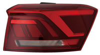 Piloto trasero ahumado (sección exterior) LED — VOLKSWAGEN T-ROC (desde 07/2017) — derecho
